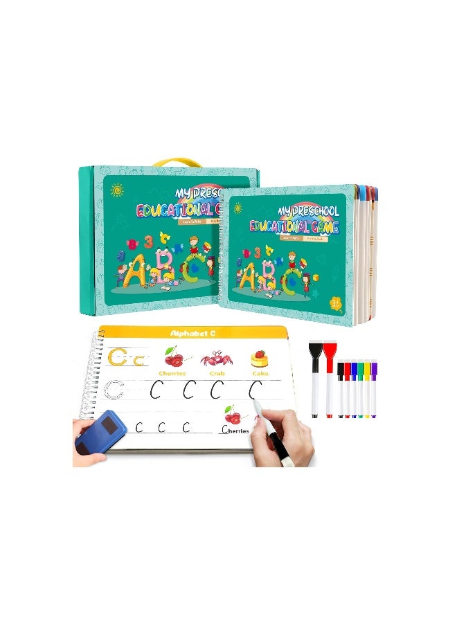 Handwriting Practice Workbook for Kids: 40 Pages of Fun Learning Activities for Toddlers Aged 3-5, Ideal Montessori Educational Toy for Autism, Perfect Gift for Boys and Girls in Kindergarten. - Image 1