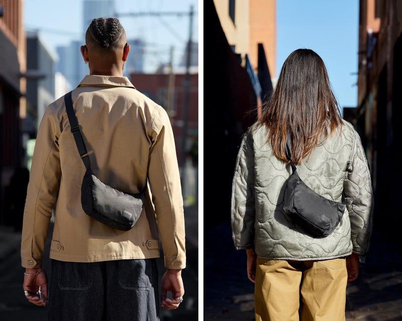 Bellroy Laneway Crescent Bag (everyday 2.5 liter mini crossbody bag with plenty of pockets and adjustable strap)' - Fawn - Image 2