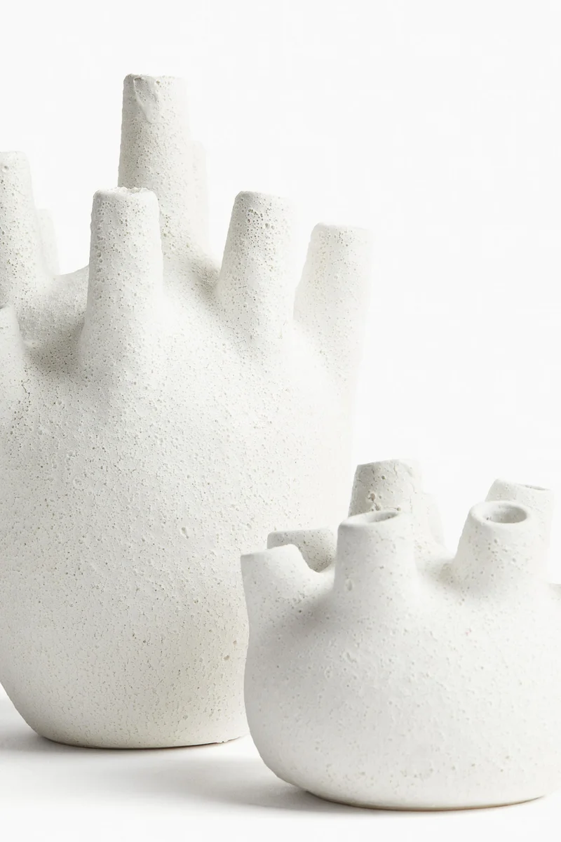 اتش اند ام مزهرية إيكيبانا صغيرة من حجر ستون وير