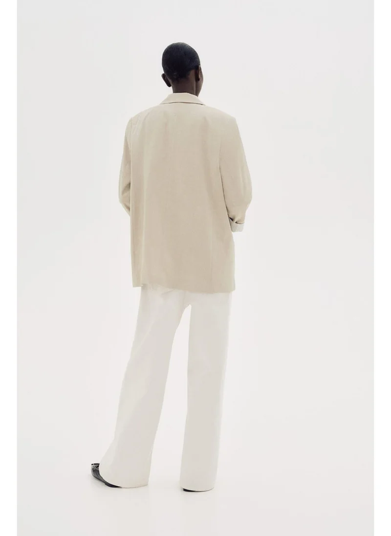 اتش اند ام Lyocell-blend blazer
