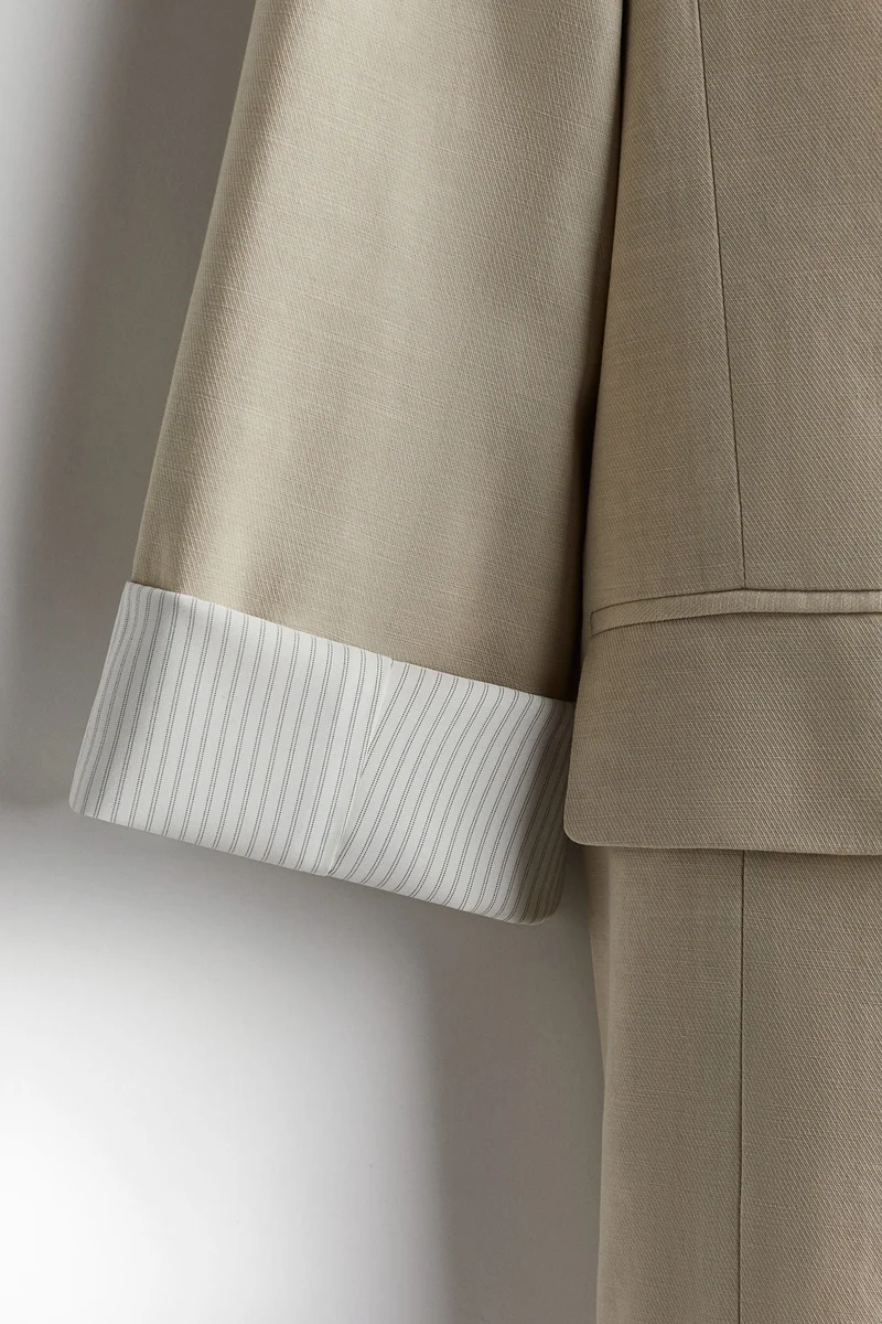اتش اند ام Lyocell-blend blazer