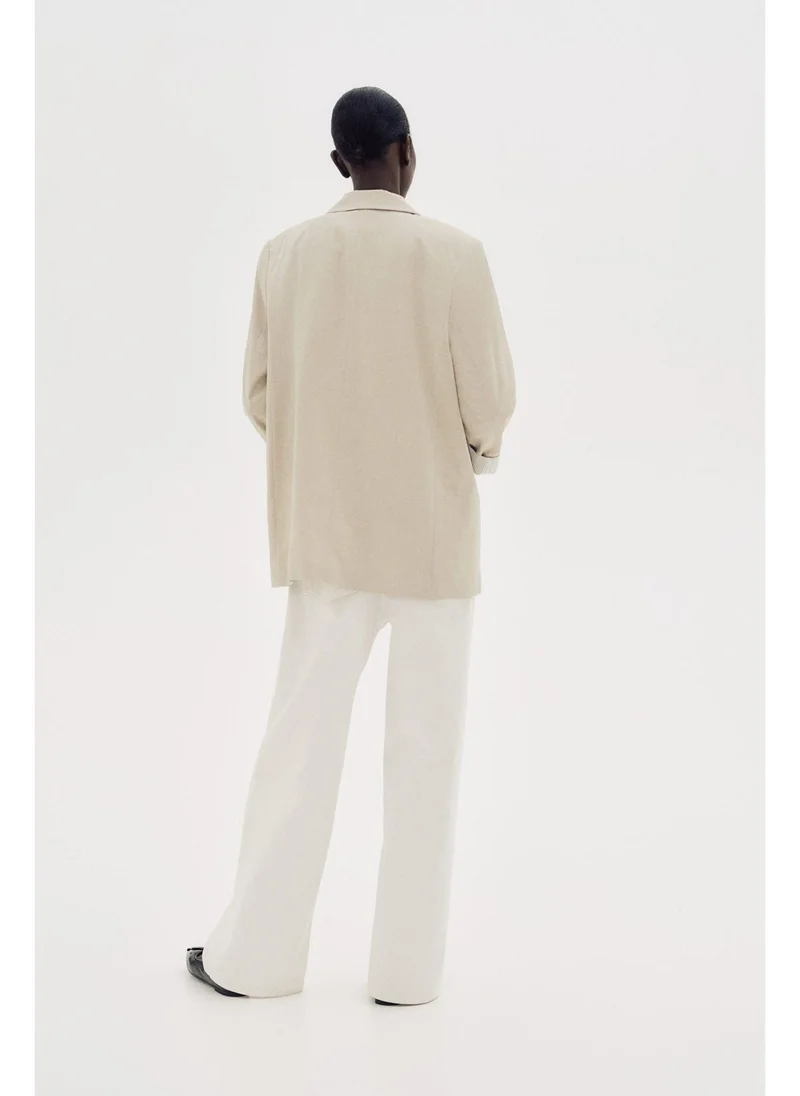 اتش اند ام Lyocell-blend blazer