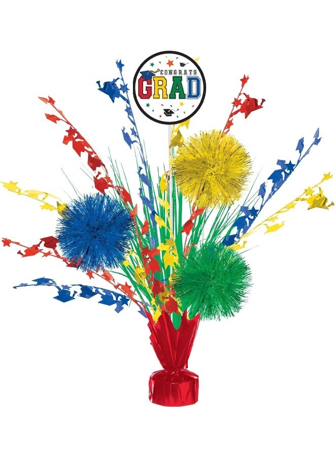 Amscan Grad Tinsel Burst Centerpiece Foil & Paper