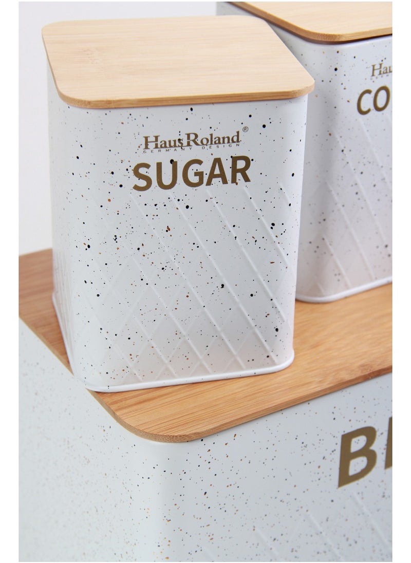 HausRoland - Aisha bread box with storage jars - Image 1