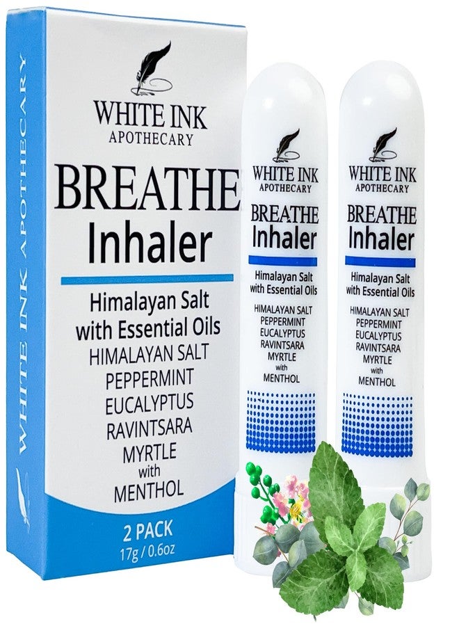 White Ink وايت إنك بريث | جهاز استنشاق بالزيوت العطرية الطبيعية: الأوكالبتوس والنعناع | احتقان | حساسية | تركيز | علاج الجيوب الأنفية بالعلاج العطري (2) - Image 1