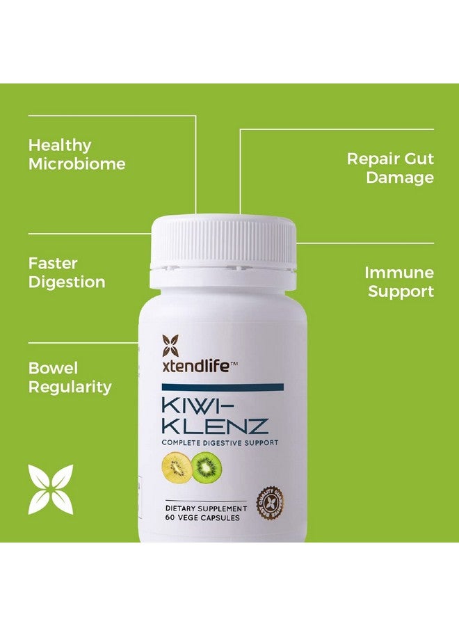 xtendlife Xtend Life ; Kiwi Klenz ; Natural Prebiotic Packed With Enzyme Soluble Fiber & Prebiotics ; Supports Good Gut Flora & Promote Healthy Digestive Function ; 60 Vegetarian Capsules (1 Pack) - Image 5