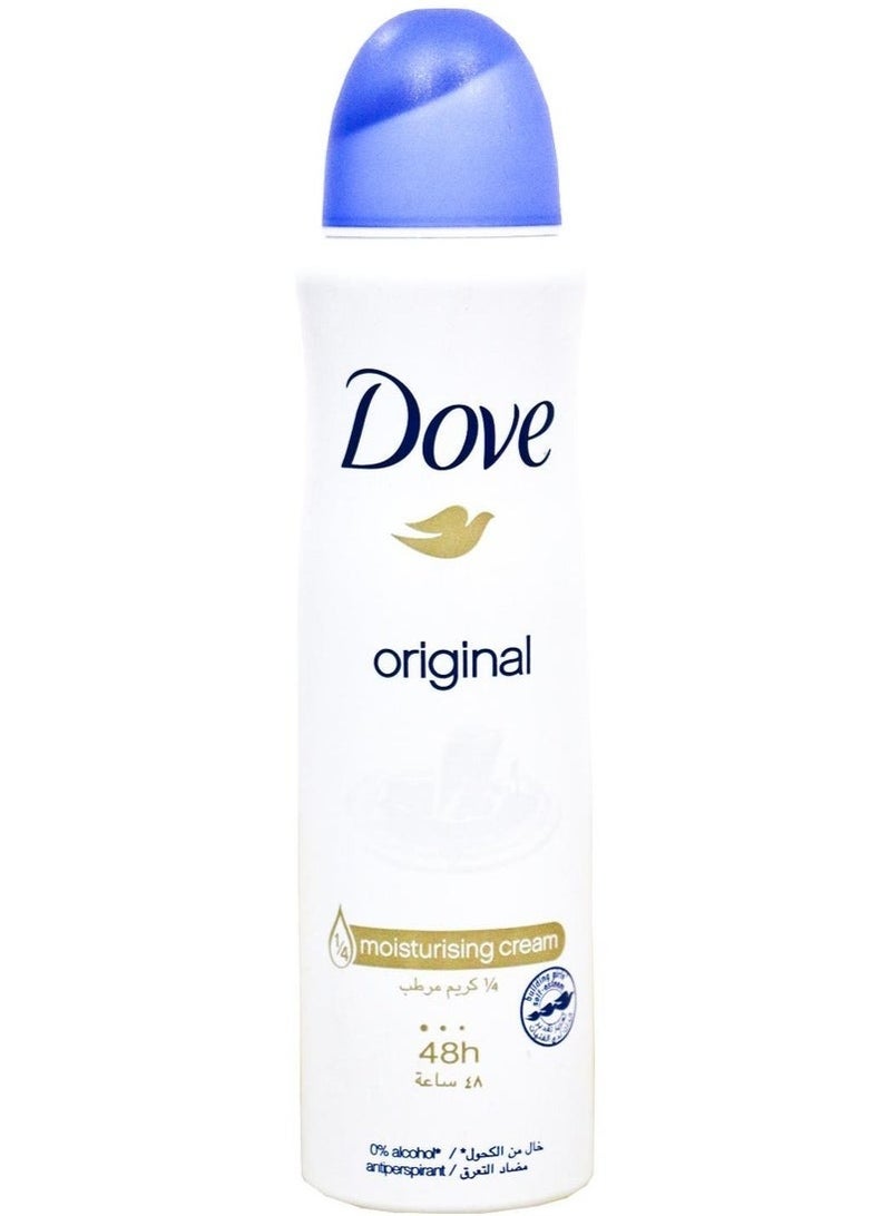 Dove Original Antiperspirant Spray Deodorant - 150 ml