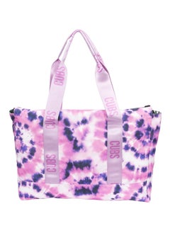 CUBS Double Face Tote Bag Multicolor Large Black Pineapples & Tie dye  - Image 2