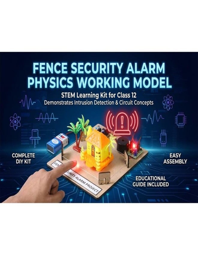 ESPtronics نموذج عملي لنظام إنذار أمني من إي إس بترونيكس، مشروع تجربة علمية، نظام إنذار لكشف المتسللين، مجموعة أدوات تعليمية في مجالات العلوم والتكنولوجيا والهندسة والرياضيات لطلاب الصف الثاني عشر، معرض العلوم لطلاب المدارس - Image 4