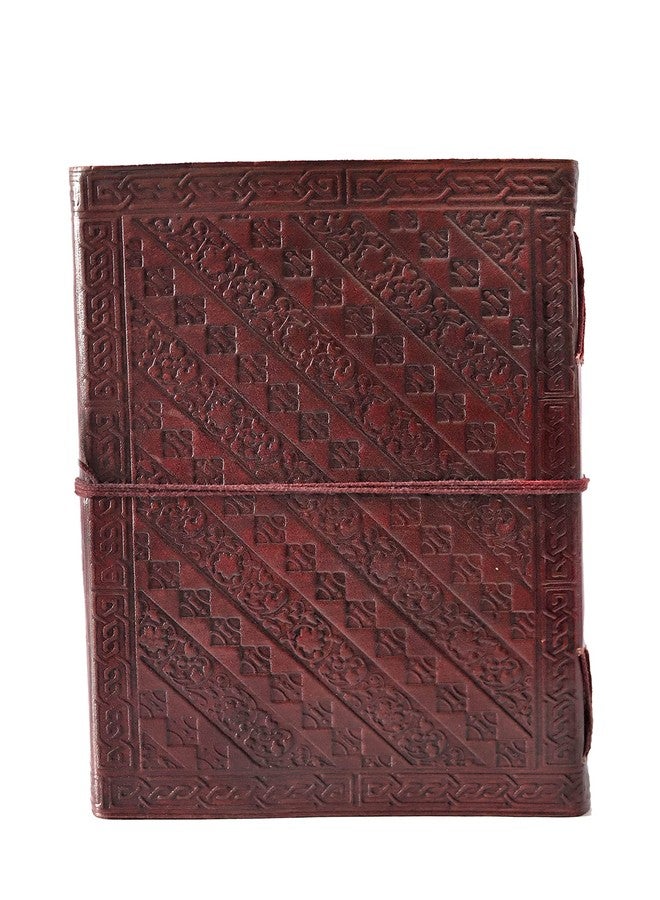 CREATESPACE Leather Journal Diary Embossed Large Tree Notebook for Writing Leather Diary Handmade Leather Journal Gbag (T) - Image 5