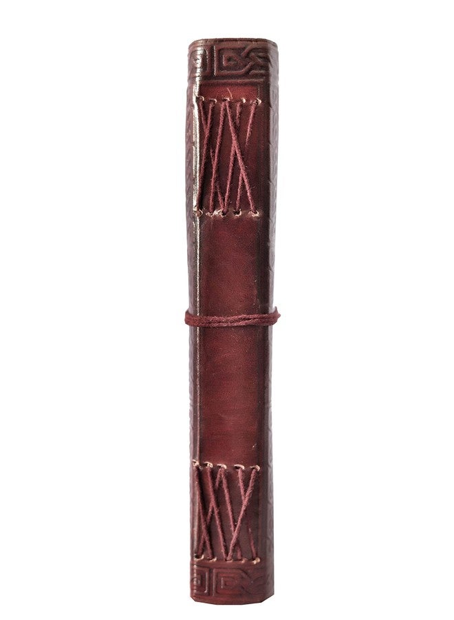 CREATESPACE Leather Journal Diary Embossed Large Tree Notebook for Writing Leather Diary Handmade Leather Journal Gbag (T) - Image 4
