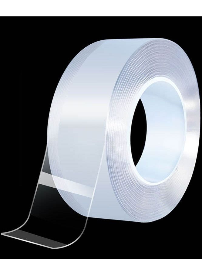 NIBEMINENT Unique Double-Sided Adhesive Reusable Anti-Slip Nano Gel Tape Transparent - Image 4