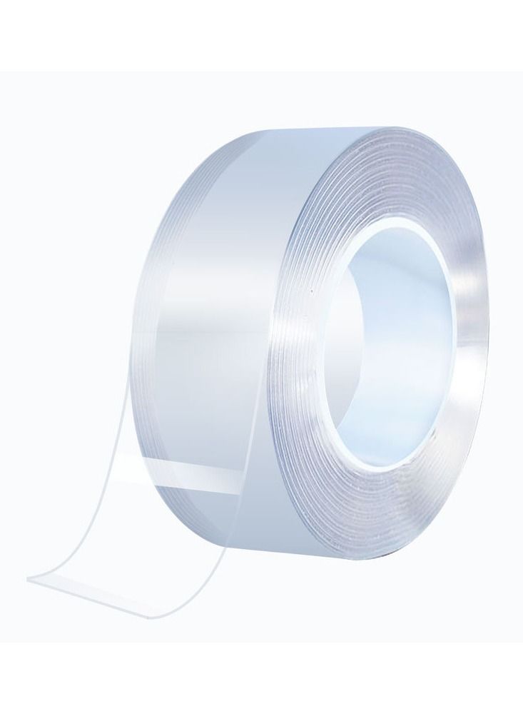 NIBEMINENT Unique Double-Sided Adhesive Reusable Anti-Slip Nano Gel Tape Transparent - Image 1