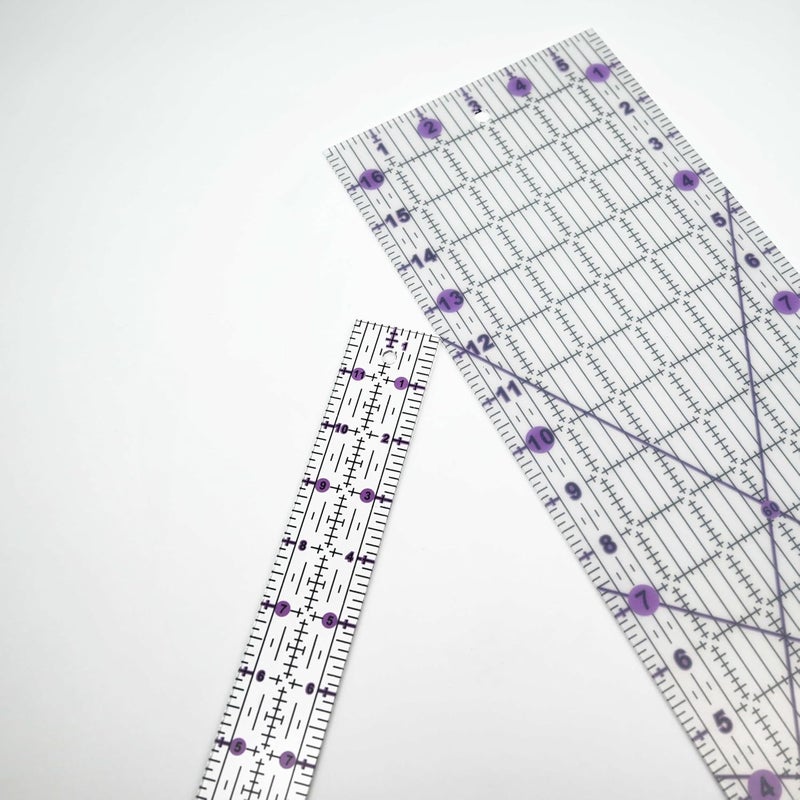 Tsxioua Acrylic Quilting Ruler Set - Precision Patchwork Tools for Sewing Supplies - Image 3