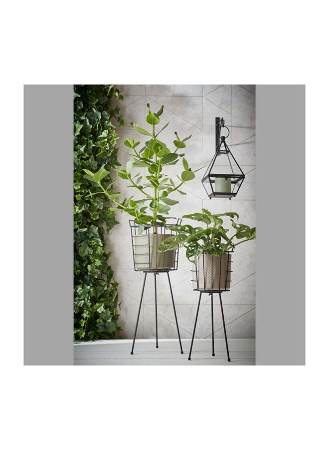 Suncoast Midar Outdoor Potholder/Planter-Black  - Image 2