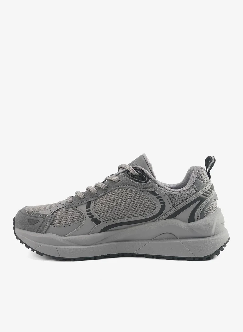 U.S. Polo Assn. Men's Grey Low-Top Sneakers - Modern Design Shoes for All-Day Comfort