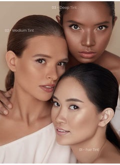 Golden Rose Radiant Tinted Moisturiser Oil-Free Glowy Tinted Moisturizer Foundation Uv Spf 25 (Medium Tint) 