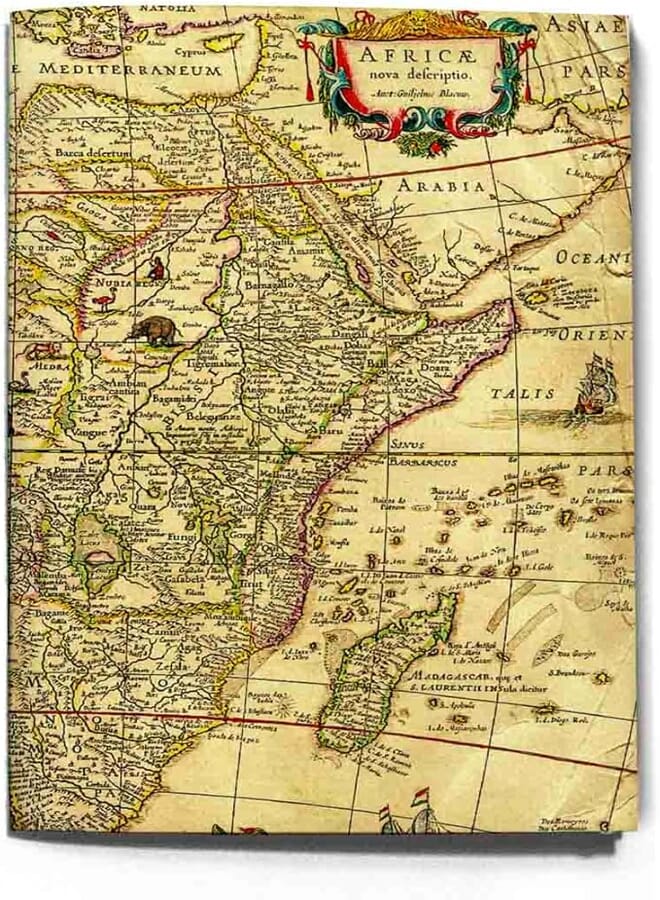 The inkjection a5017s sketch map africa multicolor sketch a5 - 