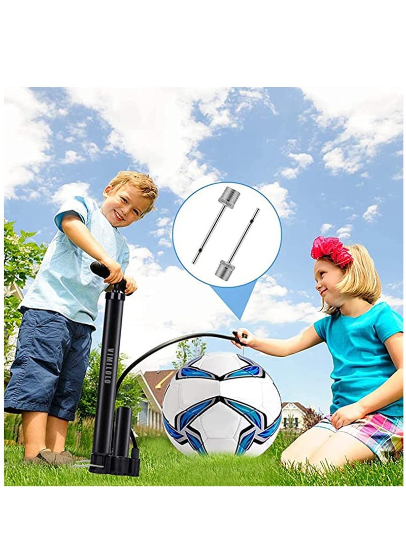 KASTWAVE Air Pump Needle, Dual-Port Inflation Needles, Pump Needle Adaptor for Football Basketball Soccer Ball Volleyball Rugby Balls-PACK 15 -with Metal Box Premium Air Pump Needle for Balls - Image 3