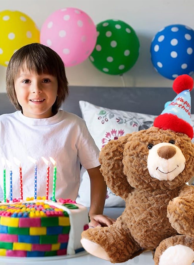 KANGLI 1 Pcs Teddy Plush Toy, Adorable Happy Birthday Teddy Bear, Teddy Bear for Special Occasions, Cuddly Small Brown Bear, for Girls, Boys, Children, Party,Birthday - Image 3