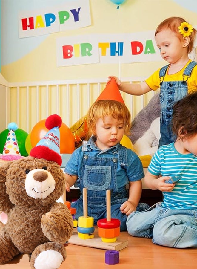 KANGLI 1 Pcs Teddy Plush Toy, Adorable Happy Birthday Teddy Bear, Teddy Bear for Special Occasions, Cuddly Small Brown Bear, for Girls, Boys, Children, Party,Birthday - Image 2