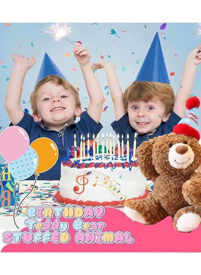 KANGLI 1 Pcs Teddy Plush Toy, Adorable Happy Birthday Teddy Bear, Teddy Bear for Special Occasions, Cuddly Small Brown Bear, for Girls, Boys, Children, Party,Birthday - Image 4
