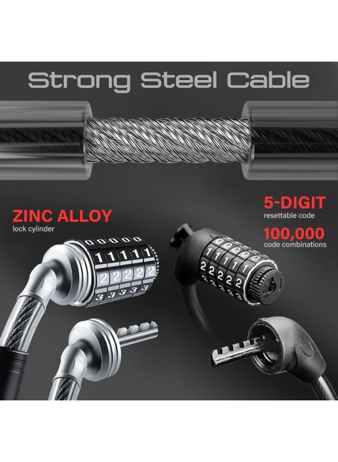 High-Strength Combination Cable Lock - Premium Choice for Bicycle Security - Image 5