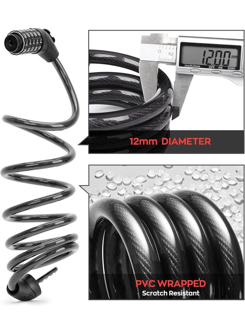 High-Strength Combination Cable Lock - Premium Choice for Bicycle Security - Image 2