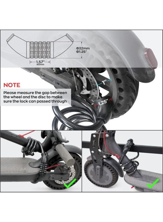 High-Strength Combination Cable Lock - Premium Choice for Bicycle Security - Image 3