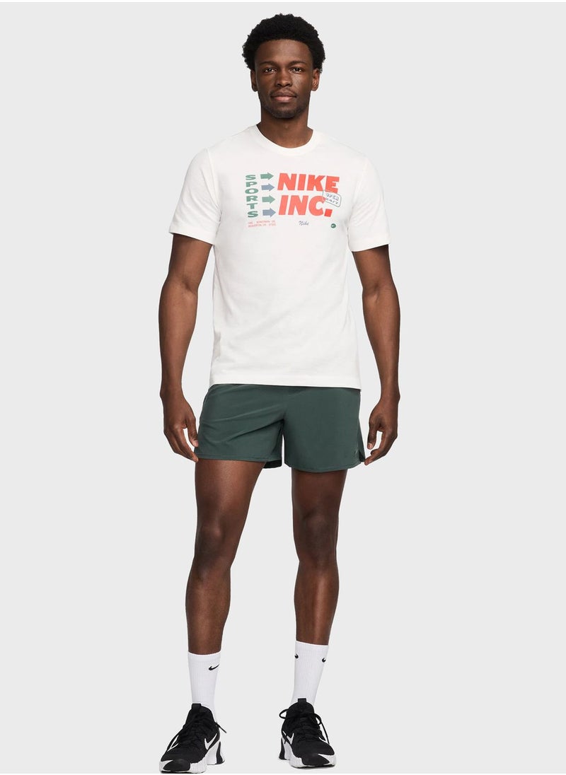 Nike Dri-Fit 3 Month Slub Graphic T-Shirt  - Image 4