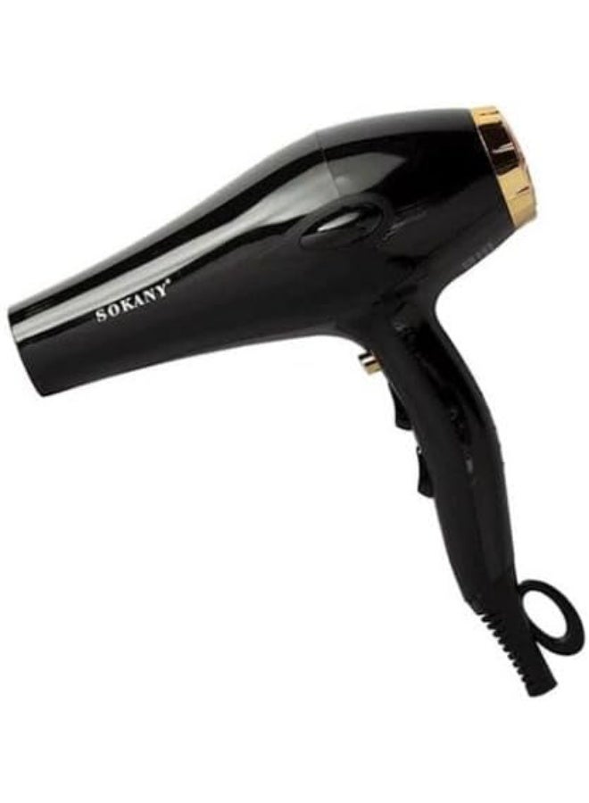 sokany Professional Hair Dryer with Ionic Technology, High Power Fast-Drying, Multiple Heat & Speed Settings, Concentrator Nozzle for Salon-Quality Styling, Lightweight and Ergonomic Design - Image 2