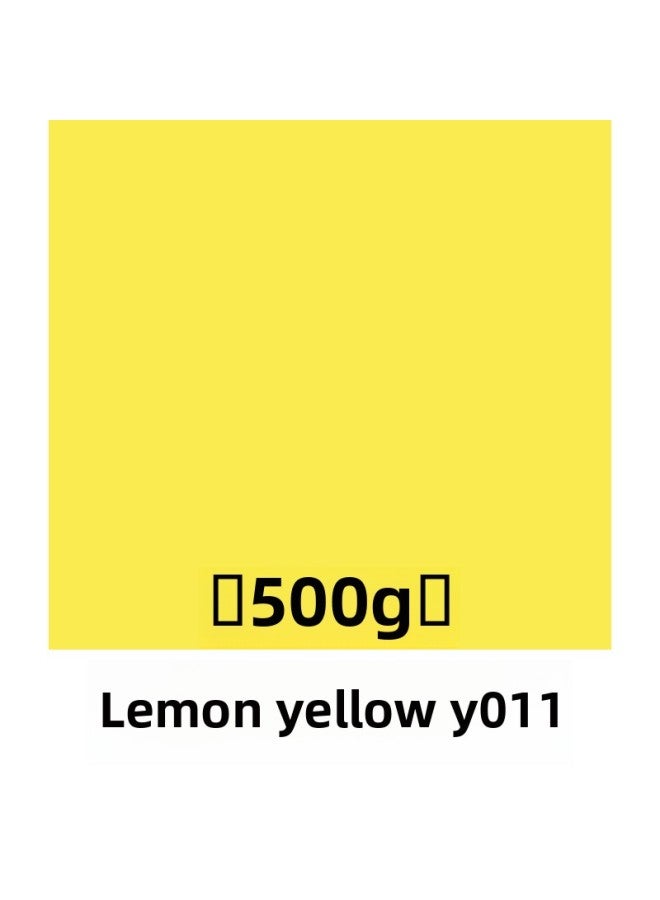 Soft Clay 500g Children's Handmade Diy Toys Colored Clay Clay Handmade Primary School Students Special Safe And Non-toxic-Color:Lemon Yellow 500g (Y011)  - Image 1