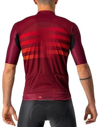 Castelli Endurance Pro Jersey  Mens BordeauxRedOrange M - Image 2