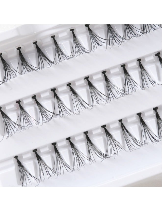 Generic 20 Roots 12mm Individual Natural Long Mink False Eyelashes Extension - Handmade  - Image 3