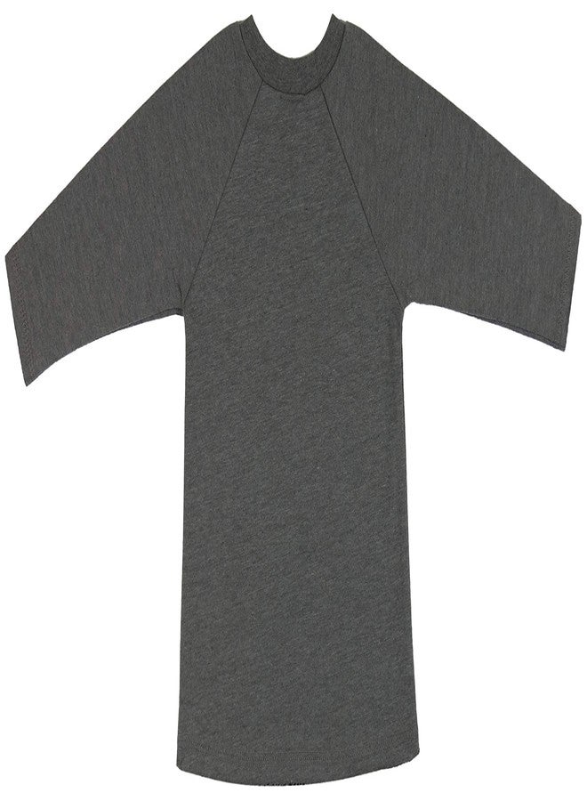 ToBeInStyle Baby Crew Raglan Long Sleeve Sweat Shirt Pullover - D.H. Gray - 12M - Image 3