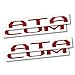 Tagsignlogy 2 Sets Prime Series UV Weatherproof Vinyl Decals for Glove Box Dashboard Letter Inserts Compatible fits Tacoma 20242026 Gloss Ruby Red - Image 2