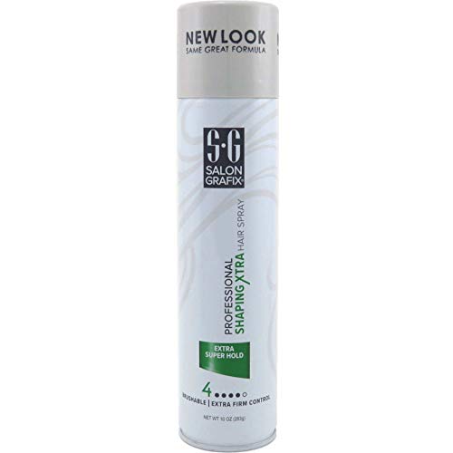 Salon Grafix Profession Shaping Hairspray, Extra Super Hold 4, 10 Oz (Pack of 6) - Image 3