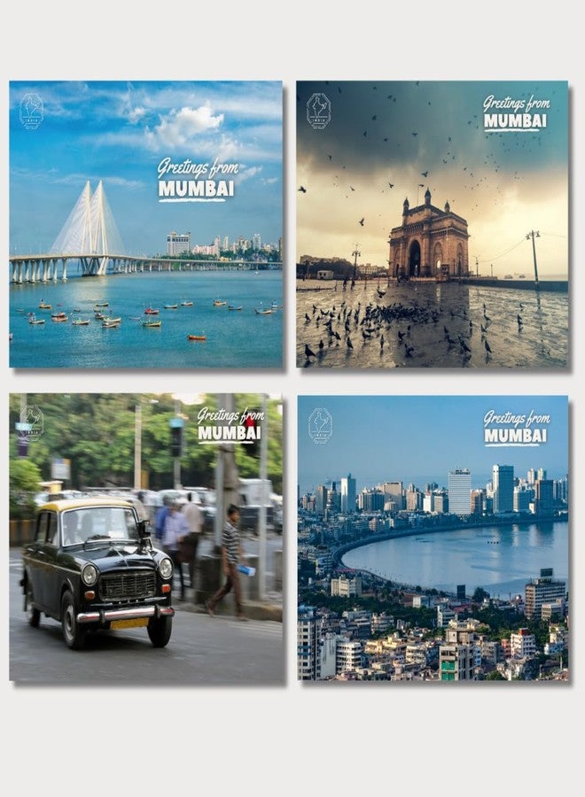 VERYFIRSTTALE India Postcards | Landmarks of India Assorted Collection | Pack of 14 | Delhi Postcard | Mumbai Postcards | Indian Souveniers | Premium Glossy - 350 GSM | Free Envelopes | Postcard of India - Image 3