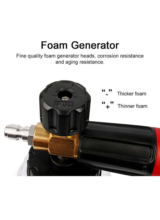 Generic - Foam Generator Dense Foam Producer Foam Maker Foam Bottle Foam Can for High Pressure Car Washer Car Cleaning Foam Washer - Image 1