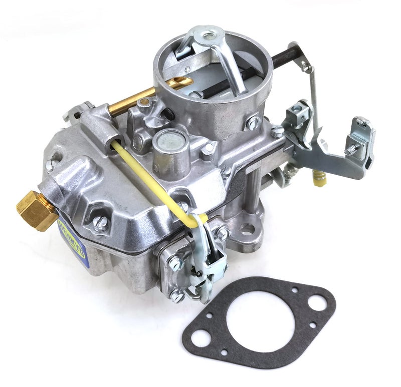 Vintage Autolite 1100 carburetor 1barrel manual choke for 19631969 Ford 170  200falcon fairlane mustang and comet 170  200 ci inline 6 cylinder enginesDriver side installation choke cable
