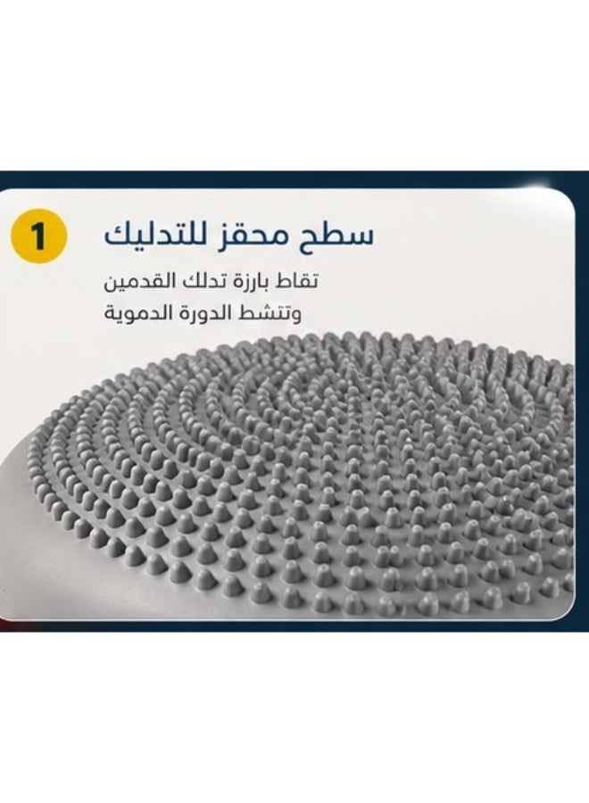 وسادة أو قرص توازن واستقرار قابل للنفخ ، وتُستخدم عادة لتمارين اللياقة البدنية، اليوغا،  .تخفيف آلام الظهر - Image 4