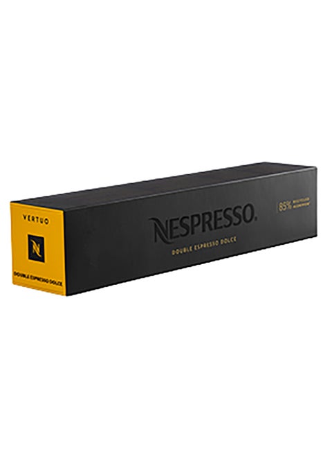 Double Espresso Dolce, Vertuo Range 10 Capsules (80ml)