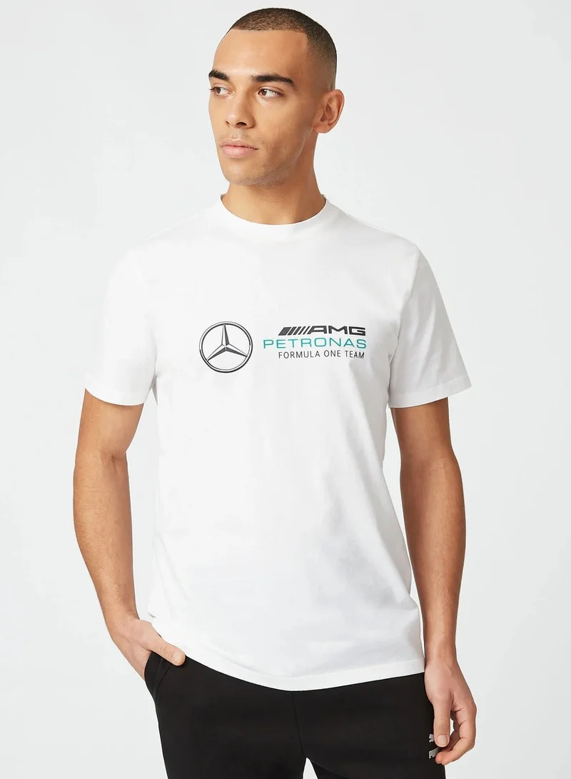 AMG Petronas Formula 1 Team  AMG Petronas F1 Unisex Large Logo T-Shirt  | Best Price UAE