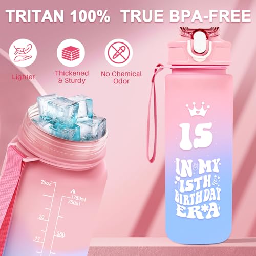Awfrky 15 Year Old Girl Gifts, Gifts for 15 Year Old Girl, 15th Birthday Gift for Teen Girls, Younger Sister, Daughter, Niece, Granddaughter, Sweet 15th Birthday Decorations for Teen Girls - Image 3