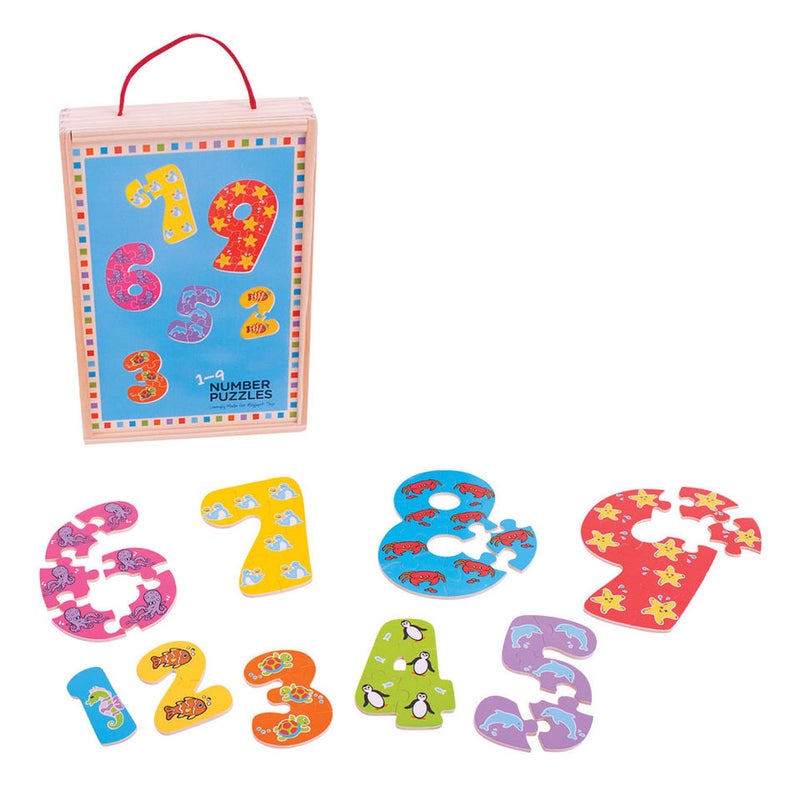 BIGJIGS 1-9 Number Puzzles Bj507