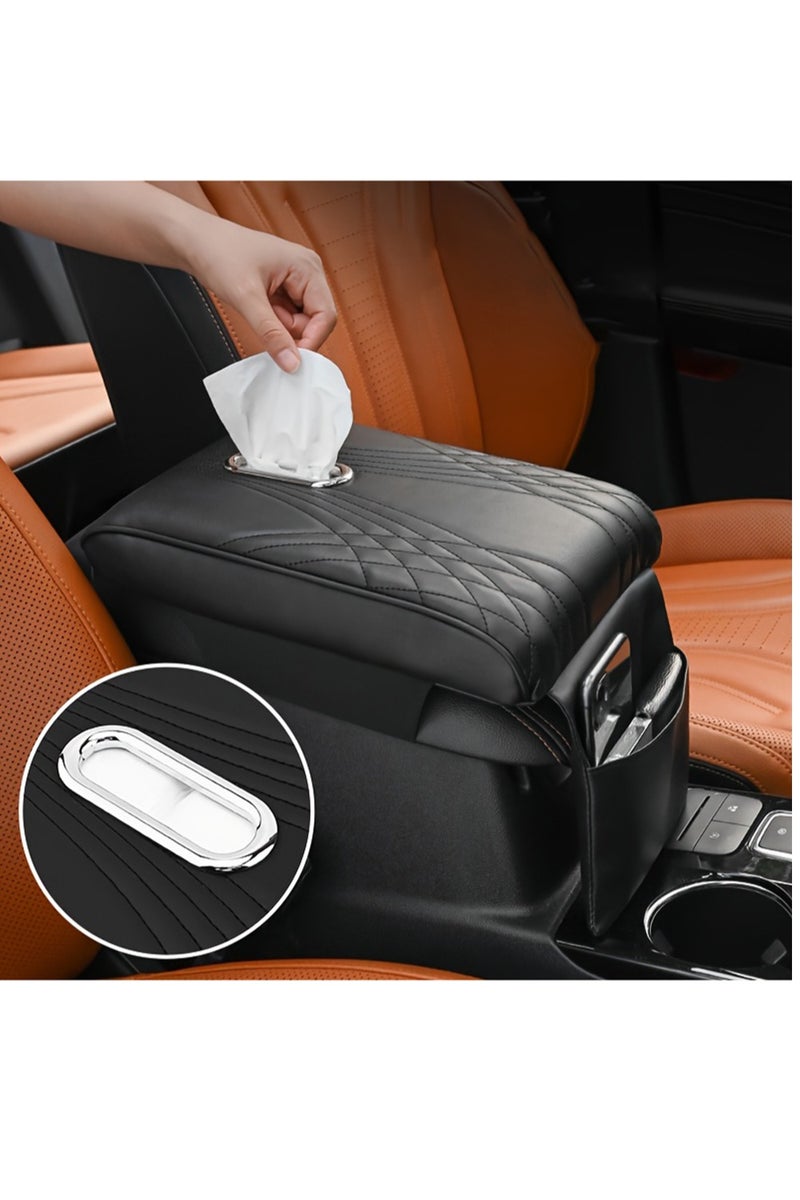 EzzySo Car Central Control Armrest Memory Foam Armrest Heightening Pad, Lengthened Central Armrest Box Pad - Image 1
