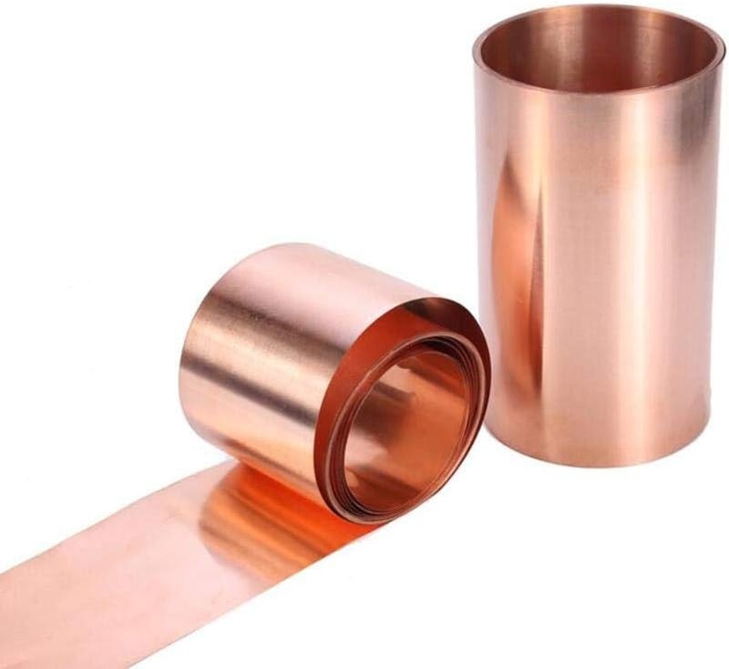 Copper Strip Sheet Plate 0.5mm Thickness 50mm Width Red Purple Copper Foil Half Hard - Image 1