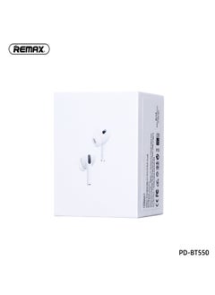 REMAX PD-BT550 True Wireless Earphones Headphone for Music & Call, Earbuds Noise Cancellation, Calling/music 4 hours, Standby 40 hours, Standard Version, White  - Image 5