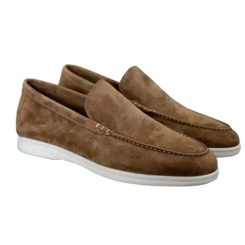 Men'S Summer Loafers, Casual Flat Shoes, Slip-On Driving Shoes, Large Size Beanie Shoes - Image 5