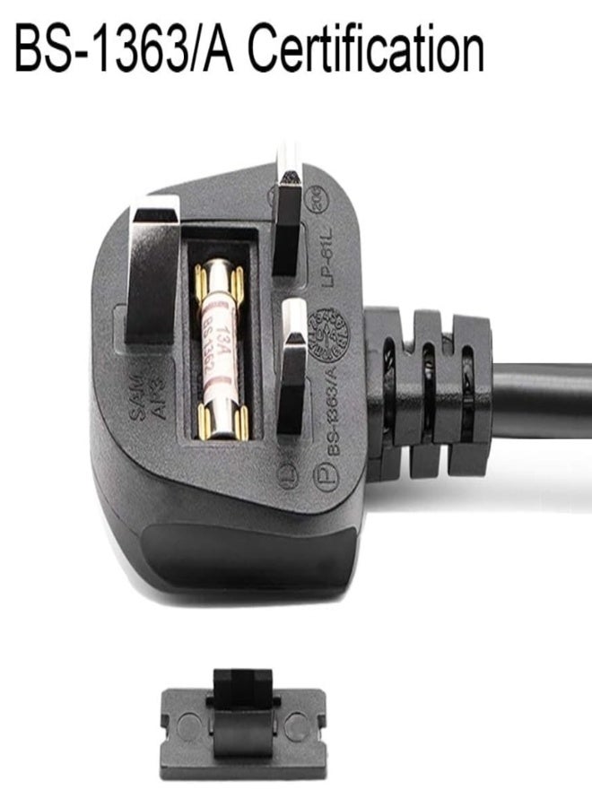 Power Extension Cord, C19 to C20 1.5M - Heavy-Duty, 20A, 250V, 12 AWG, Server PDU UPS Computer Compatible Black - Image 2